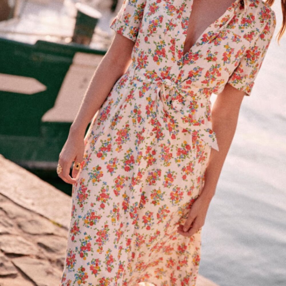 Sezane Adele Dress - Size 40 / US 8 / UK 12